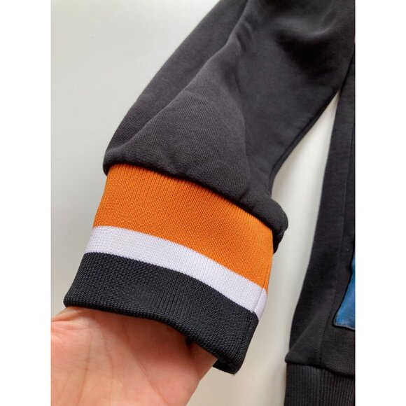 Men's GIVENCHY Black Basketball Star Cotton Fleece Relaxed Sweatshirt, Size XS - Picture 7 of 14